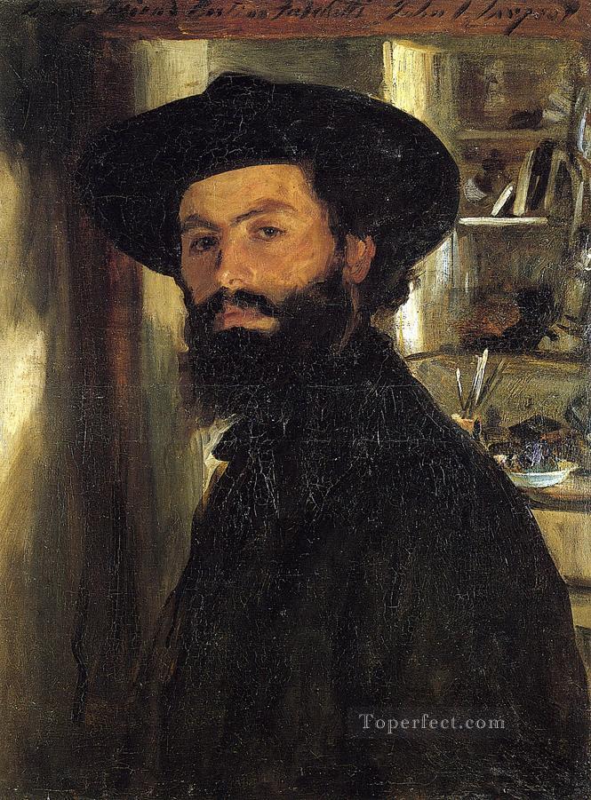 Alberto Falchetti retrato John Singer Sargent Pintura al óleo